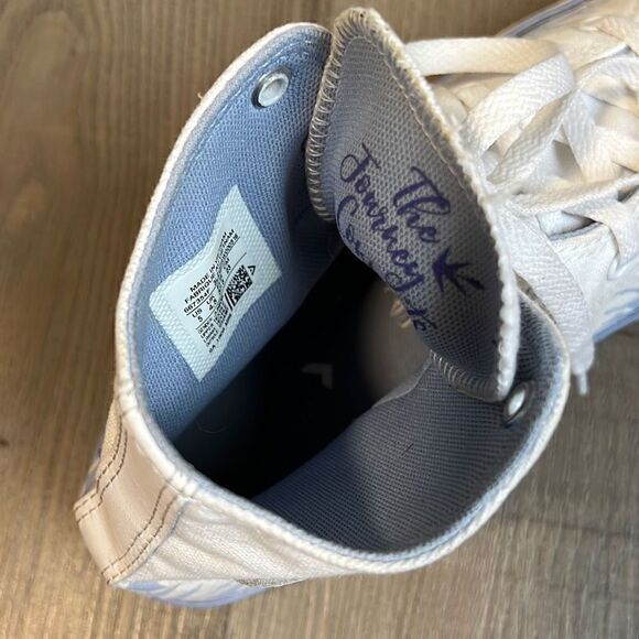 Converse Disney Frozen Elsa All Star Chuck Taylor Hi-Top Shoes Junior Size 5 - Picture 12 of 12